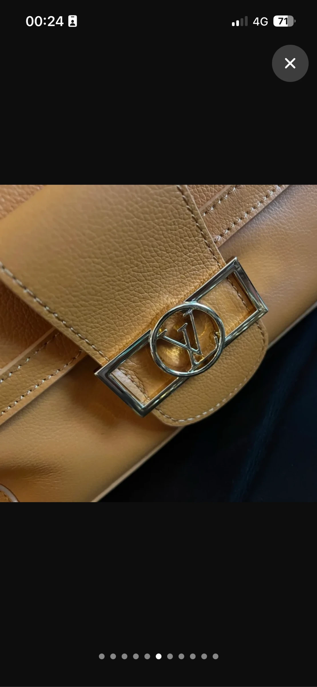 L V dauphine MM soft 2026 cognac bag – photo 7